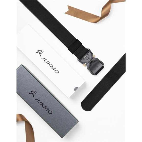 Tactical Belt, Military Hiking Rigger 1.5" Nylon Web Work Belt with Heavy Duty - Picture 6 of 7